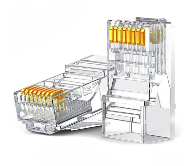 UGREEN Wtyczka RJ45 Cat 6 50961 10-pak przezroczysta - 1501476 - zdjęcie